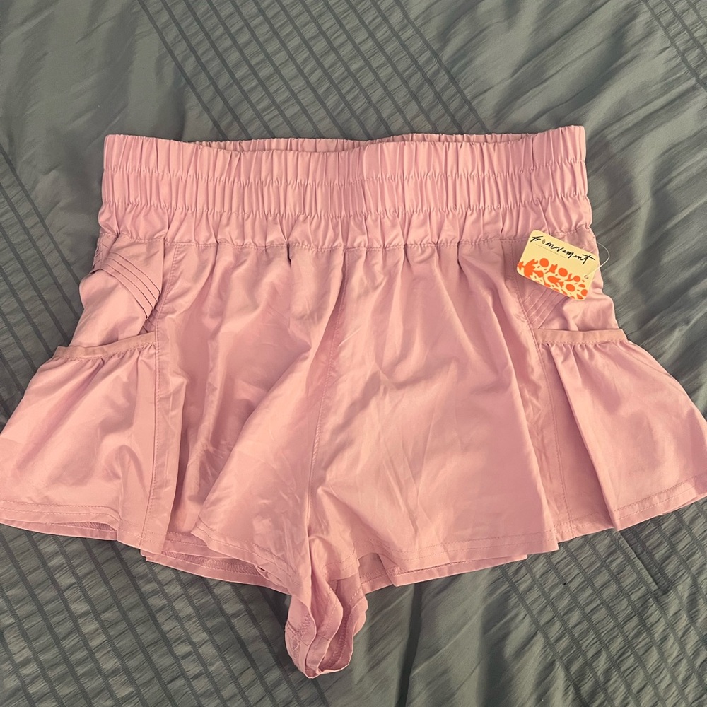 NWT: Free People Movement Women’s Pink Shorts - Medium